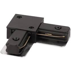 Conector unghiular pentru SEVA L Connector Șină neagră, negru EDO777418 Edo Solutions
