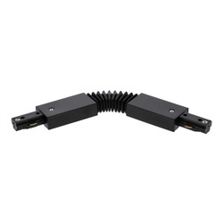 Conector flexibil pentru șină, flexibil MEVA PRO Flex Connector-A Black, negru EDO777529 Edo Solutions