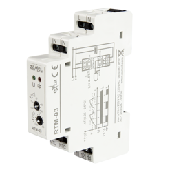 Modul: regulator; NTC; temperatură; Ieş: releu,SPDT; DIN; -20÷60°C; RTM-03 ZAMEL