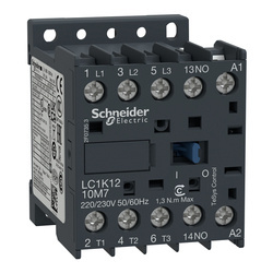 Tesys K Contactor 3P 12A Ac-3 = 440V - Aux 1No - Bobina 230V 50Hz LC1K1210P5 Schneider