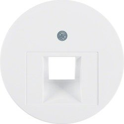 R.Classic Płytka czołowa do gniazda UAE pojedynczego, biały Berker