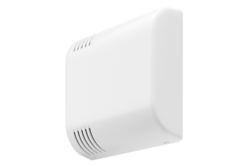 Senzor de temperatură, cu fir, digital, măsurare: -20°C până la +70°C (aer), carcasă cu montare la suprafață, alb