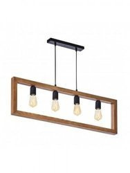 Lampă suspendată METRO negru, maro 4x E27 60W 4276 TK Lighting