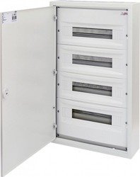 Tablou de distribuție cu 4 rânduri, 72 de module, IP30, montat la suprafață 001101384 ETI