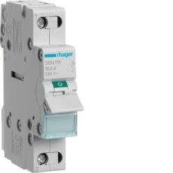 Întrerupător 1P 16A 230V 1M SBN116 HAGER