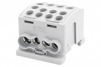 Terminal HLK 100A-4 (1x25.3x16 / 1x25.3x16)- gri F-electro