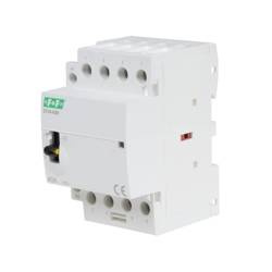 Contactor modular cu comandă manuală, montare pe magistrală de 40A, contacte 4NO