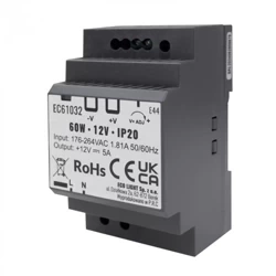 Sursă de alimentare pentru șină DIN PREMIUM 12V 60W Eco Light