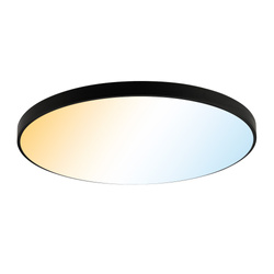 Plafonieră HAZEL 24W 1680lm 3CCT IP20 rotundă neagră | HOROZ