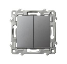 Întrerupător bidirecțional SZAFIR întrerupător pentru sfeșnic gri Ospel