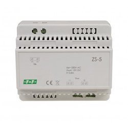 Alimentator: pt.transformatoare; 15VDC; 0,8A; 230VAC; Montare: DIN; ZS-5 F&F