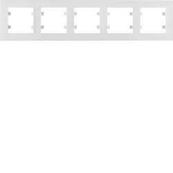 intense Ramka 5-krotna pozioma, biały WL5750 Lumina Hager