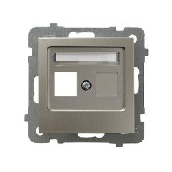 Carcasă simplă de tip keystone cu o singură priză As GPK-1G/p/45