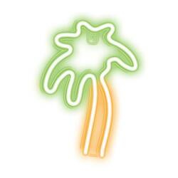 Neon LED lampă de perete PALMA portocaliu verde NNE04 Neolia T-90830 PLASTROL