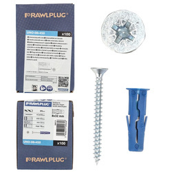 Șurub universal UNO 8 mm cu șurub 50 mm pachet de carton 100 buc.