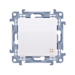 Intrerupător cruce (modul) 10AX 250V alb Simon 10