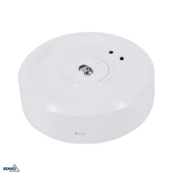 Corp de iluminat de urgență SKALER circular 3W coridor optic IP40 autotest 2H CNBOP Luxmena