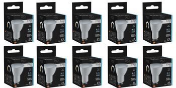 Set de 10x FARI LED GU10 GU10 5.5W 6500K rece CW bec 500lm 120st EDO777437 Edo Solutions