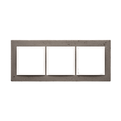 Simon 54 Premium La Stryko - beton Ramă 3 căi  Nature DRN3/95