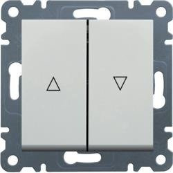 Întrerupător jaluzele-alb WL0310 HAGER