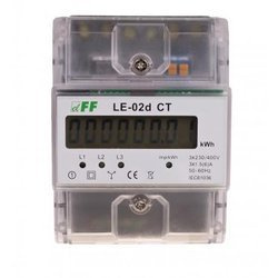 Contor de energie electrică; digital,pentru montare; Inom: 1,5A; LE-02D-CT F&F