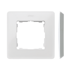 Ramă simplă Detail original-premium albă / bază de aluminiu Simon 82 Detail