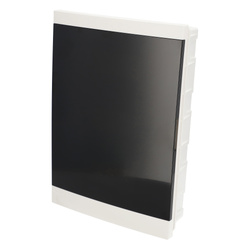 Tablou de distribuție încastrat cu 36 de module (3x12) alb fumuriu EDO777849 EDO Technic