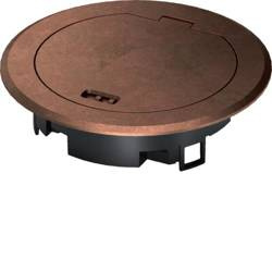 Capac pivotant pentru cutie de podea R02 metal, cupru tehalit.VE-EE Hager