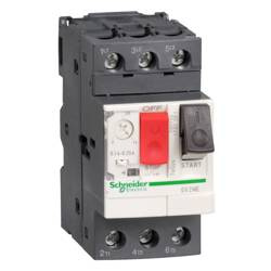 Motor circuit breaker, TeSys Deca, 3P, 0.1-0.16 A, thermal magnetic, screw clamp terminals GV2ME01AP Schneider