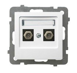 Priză pentru antenă dublă de tip F As GPA-2GF/m/00