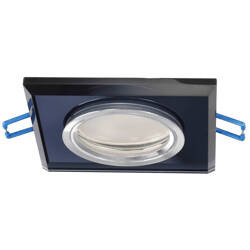 CRYSTAL Black IP20 pătrat pătrat din sticlă pătrată, negru EDO777131 Edo Solutions