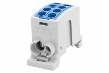 Terminal HLK 100A-2 (1x25.1x16 / 1x25.1x16)-albastru F-electro