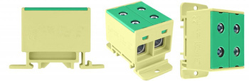 1-TRACK cu 4 ochiuri de 35MM2 ZGX 2x35 cu conector SPANELĂ GALBENĂ-VERDE