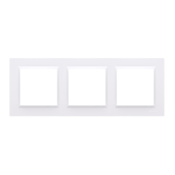 Ramă triplă albă Simon 10