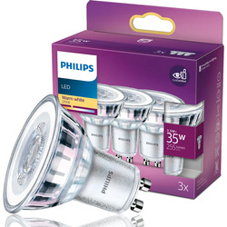 Set de 3 becuri LED Classic 35W GU10 WW 230V 36D ND 3SRT6 de 3x Classic 35W GU10 WW 230V 36D ND 3SRT6