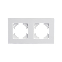 Ramă dublă ABS albă, seria ViP ViPlast