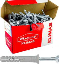 Dibluri de asamblare rapidă 8x120 pachet de 100 buc SM-08120 Șurub-met