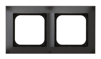 Ramă dublă  antracit Ospel Impresja R-2Y/50