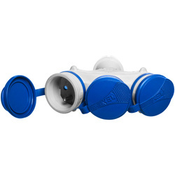 Splitter triplu cu capac ermetic, 3x2p+Z, IP54 W-01153 PLASTROL