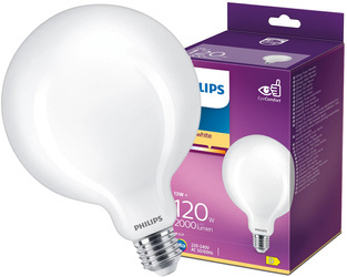 Bec cu LED G120 E27 13W =120W 2700K 2000lm glob Philips
