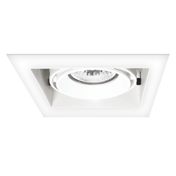 Merano 1 corp de iluminat încastrat cu ramă GU10 alb