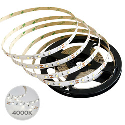 Bandă cu LED-uri SEKRO SMD 14,4W 4000K reglabilă IP56 12V DC 5m EDO777255 EDO Solutions