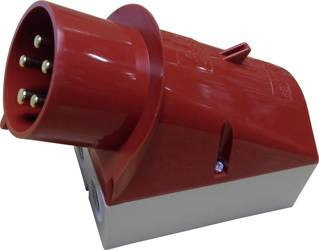 MENNEKES Ștecher priză de perete 32A 5p 6h 400V IP44 terminale cu șurub în 2 părți MEN354