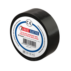 Banda izolatoare electrică PVC 19mmx9m neagră | HOROZ