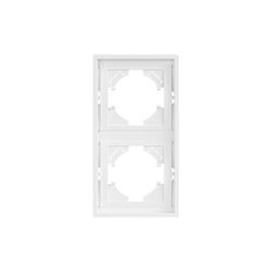 Ramă dublă albă, seria iZi, verticală, ViPlast