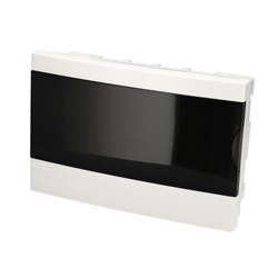 Tablou de distribuție încastrat cu 12 module alb fumuriu EDO777843 EDO Technic