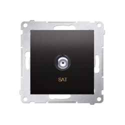 Simon 54 Premium Priză antracit de antenă SAT simplă (modulară) DASF1.01/48