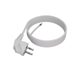 Cablu de alimentare 3x1mm 3m cu fișă în unghi Uni-schuko 16A 250V Plastrol