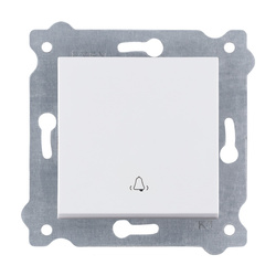 Buton clopot Alb 207/01E EXEN