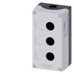 Carcasă casetă cu 3 orificii 22mm negru-gri M20 IP69k Sirius ACT 3SU1803-0AA00-0AB1 Siemens